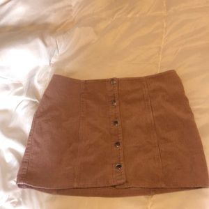 Forever 21, Pink button up skirt.